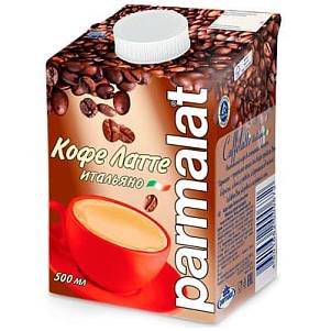 Коктейль молочный Пармалат Кофе Латте 2,3% 500гр БЕЗ ЗМЖ