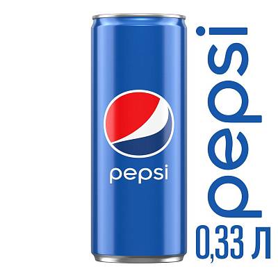 Напиток газированный Pepsi 0,33 жб  (Пепси)