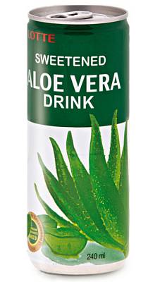Напиток сокосодержащий Lotte Aloe Vera Оригинальный вкус б/г ж/б 0,24л
