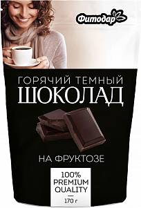 Какао напиток Фитодар горячий темный шоколад на фруктозе 170гр