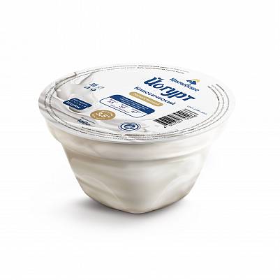 Йогурт "Ключевское" классический 3,5% плас.стакан 160гр БЕЗ ЗЖМ