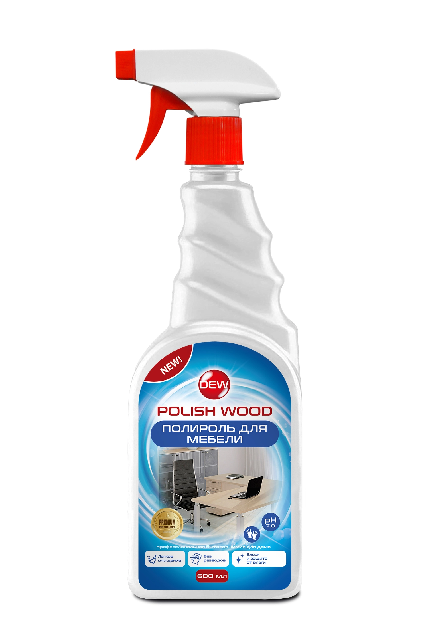 Чистящее средство Dew Dez-Spray для санузлов 0,6л триггер-спрей