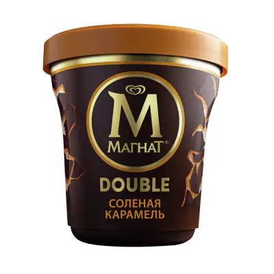 Мороженое "Магнат" Double солёная карамель 310гр