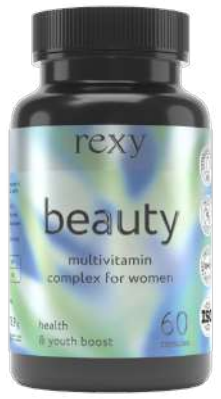 БАД к пище "rexy beauty" комплекс мультивитаминов для женщин 60 капсул