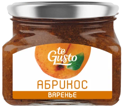 Варенье Te Gusto из абрикоса ст/б 430гр