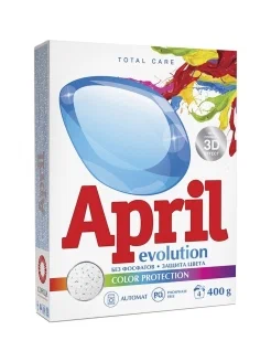 Порошок April evolution автомат Color Protection, 400гр