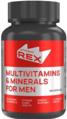 БАД к пище "ProteinRex for men" комплекс Мультивитаминов для мужчин 60 капсул