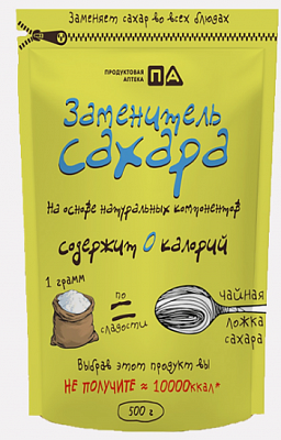 Заменитель сахара "Продуктовая Аптека", 1 Ложка, 56шт