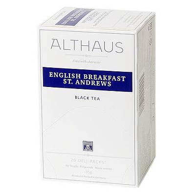 Чай Althaus English Breakfast Черный байховый 20пакх1,75г (Альтхаус)