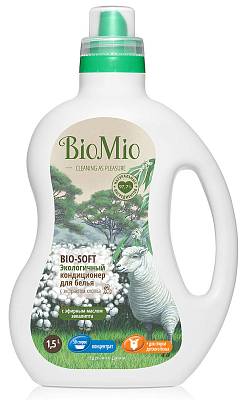Кондиционер для белья  BioMio Bio-soft с эфирным маслом эвкалипта 1л