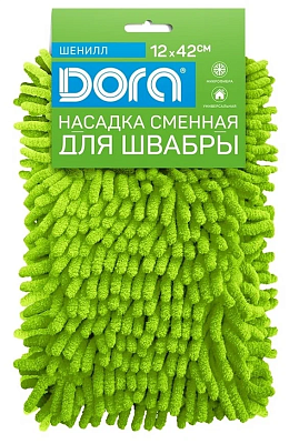 Насадка Dora сменная для швабры из микрофибры шенилл