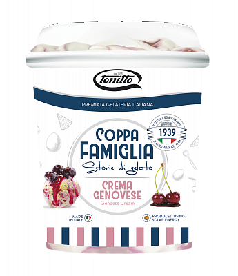 Десерт замороженный Tonitto Итальянское мороженое Дженовезе 500гр