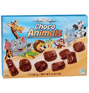 Шоколад Maitre Truffout Choco Animals фигурный молочный 100гр