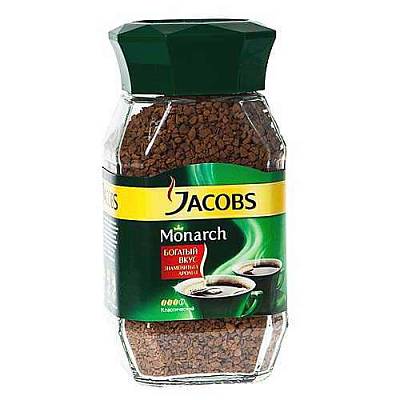 Кофе Jacobs Monarch растворимый с/б 95г (Якобс)