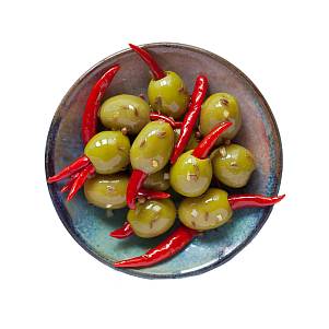 Оливки Грека с острым Пири-Пири весовые