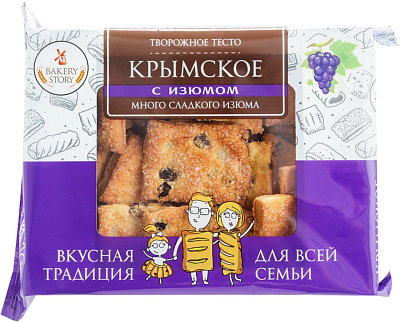 Печенье Bakery Story Крымское с изюмом 500г