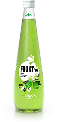 Напиток Frukt'oz безалкогольный сильногазированный со вкусом Фейхоа Лавр  с/б 0,525л