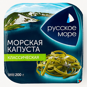 Капуста морская "Русское море" маринованная Классическая пл/уп 200гр