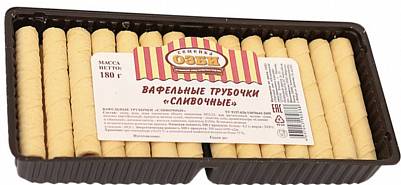 Вафельные трубочки Семейка ОЗБИ Сливочные 170гр