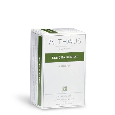Чай Althaus Sencha Senpai Зеленый 20 пак х 1.75 г (Альтхаус)