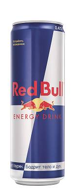 Энергетический напиток Red Bull б/а ж/б 0,473л (Ред булл)