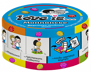 Карамель "Монпансье Love is" фруктово-ягодный микс ж/б 60гр
