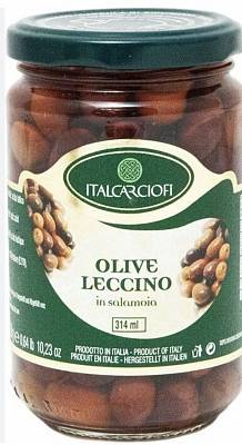 Оливки Italcarciofi Leccino с/к с/б 314мл