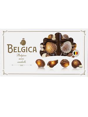 Набор конфет Belgica Seashells шоколад с начинкой пралине п/у 250гр