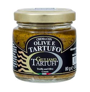 Крем Giuliano Tartufi с оливками и черным трюфелем ст/б 80г