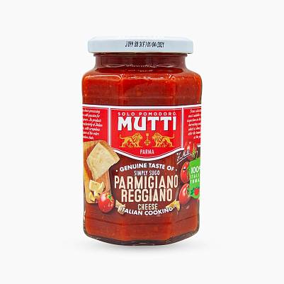 Соус Mutti томатный с сыром Пармиджано Реджано ст/б 400г