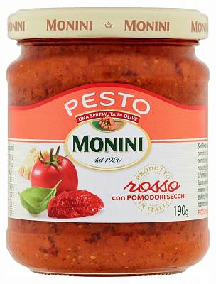 Соус Monini Pesto Rosso томатный 190г (Монини)