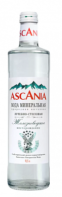 Вода Аскания Славяновская минеральная природная лечебно-столовая газированная ст/б 0,5л