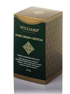 Чай WILLIAMS - DARK GREEN CRYSTAL Зеленый цейлонский Премиум PEKOE. 200гр