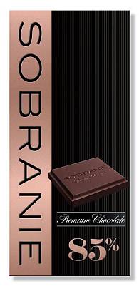 Шоколадная плитка Sobranie горький 85% 90гр