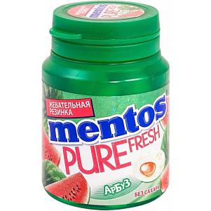 Жевательная резинка Ментос Pure fresh Арбуз бан.54гр