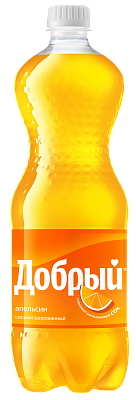 Напиток сильногазированный Добрый со вкусом "Апельсин с витамином С", ПЭТ 0,5л