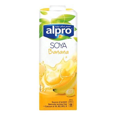Напиток Alpro соево-банановый обогащенный кальцием и витаминами 1.0л