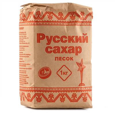 Сахар Русский песок бумажная уп.1кг