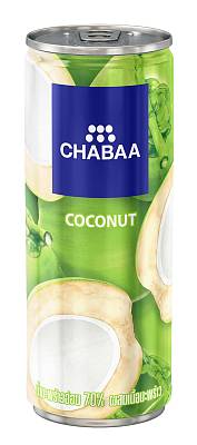 Напиток Chabaa кокосовый сокосодержащий с мякотью ж/б 230мл
