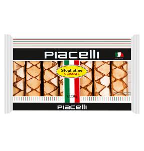 Печенье Piacelli слоеное глазированное 200г
