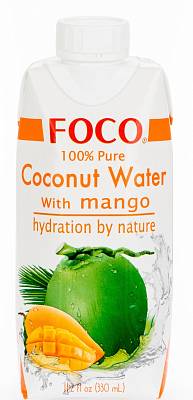 Кокосовая вода FOCO с манго 330 мл