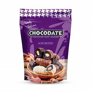 Финики "Chocodate" с миндалем Ассорти, 100гр