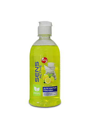 Средство для мытья посуды "DEW Sens Active" Сочный лимон, 500мл