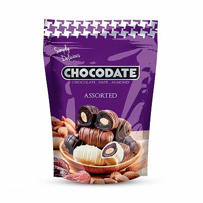 Финики "Chocodate" с миндалем Ассорти, 100гр