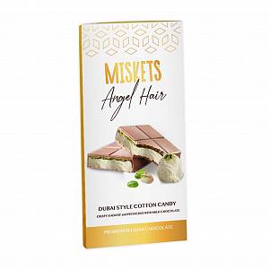 Шоколад Дубайский Miskets Angel Hair с фисташково-слив начинкой пишмание 90гр