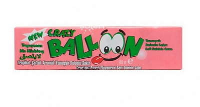 Жевательная резинка "Crazy Balloon" Тропический вкус 22гр