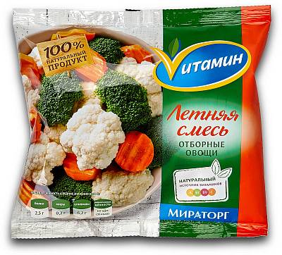 Летняя смесь Vитамин овощи с\м 400г
