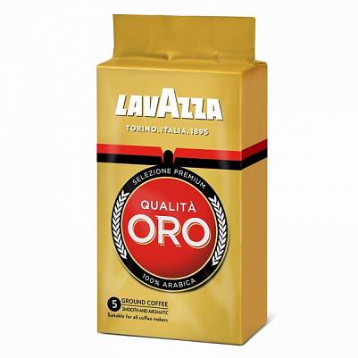 Кофе Lavazza Qualita Oro молотый в/у 250г (Лавацца)