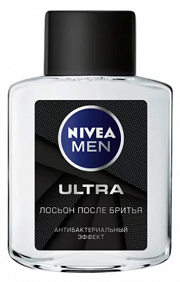 Лосьон после бритья "NIVEA MEN" "Ultra" антибактериальный эффект 100мл