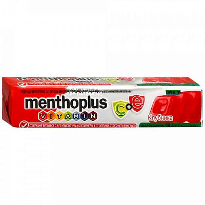 Леденцы Menthoplus клубника 29,4гр